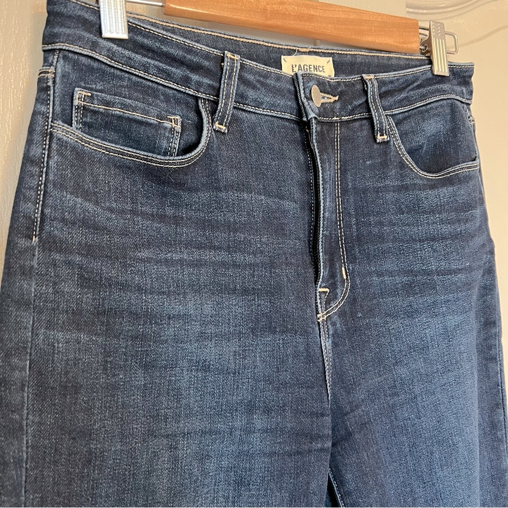 L'AGENCE Marguerite High-Rise Ankle Skinny Jeans Sz 28
